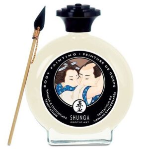 Shunga Massage Cream-Vopsea Corporală Vanilie si Ciocolată 2 Shunga Massage Cream-Vopsea Corporală Vanilie si Ciocolată · Sex Oral & Corp