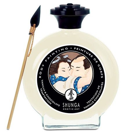 Shunga Massage Cream-Vopsea Corporală Vanilie si Ciocolată 1 Shunga Massage Cream-Vopsea Corporală Vanilie si Ciocolată · Sex Oral & Corp