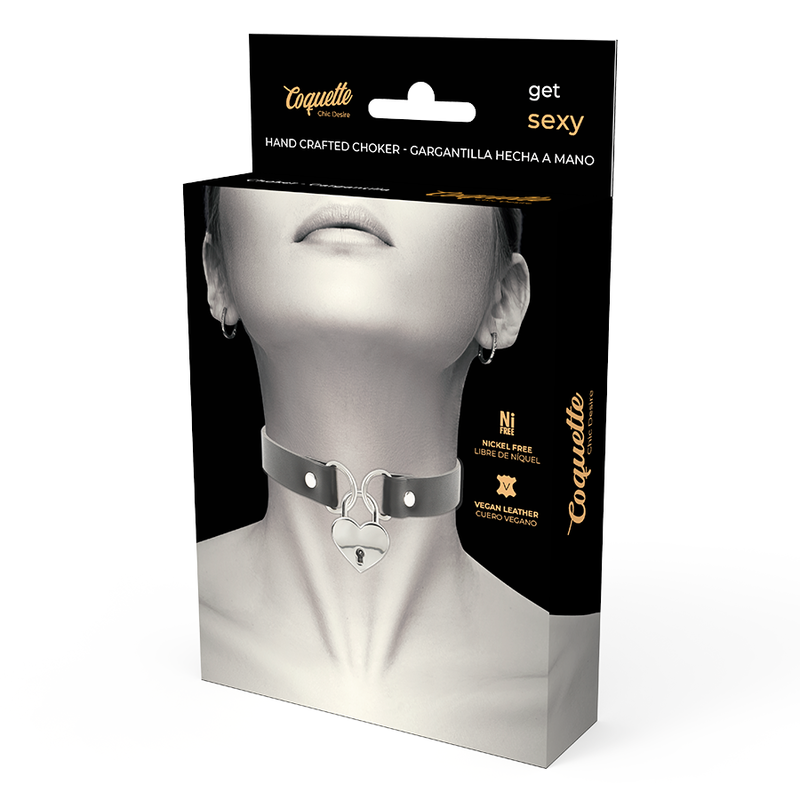 Coquette Accessories-Colier din Piele Vegană cu Accesoriu Inimă 4 img 94518 71a58e1c881005d040cfa5a53b674d6c 1
