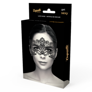 Coquette Accessories-Mască Dantelă Neagră 6 Coquette Accessories-Mască Dantelă Neagră - imagine 3