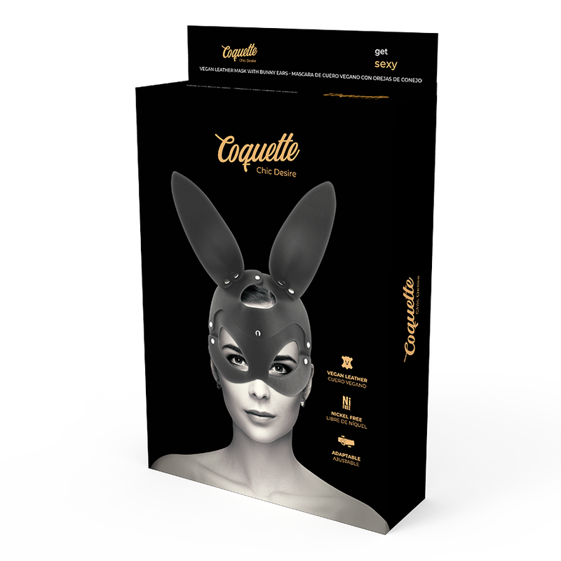 Coquette Accessories-Mască din Piele Vegană cu Urechi de Iepuraș 5 img 94604 7675adb8803940987360f062baf9c360 1