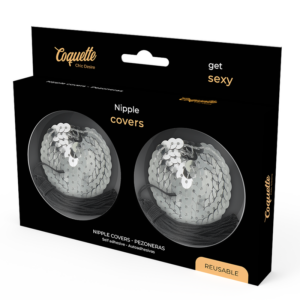 Coquette Accessories-Acoperitoare pentru Sfârcuri Argintii-Metal 7 Coquette Accessories-Acoperitoare pentru Sfârcuri Argintii-Metal - imagine 3