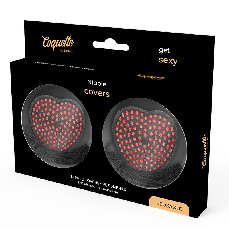 Coquette Accessories-Acoperitoare pentru Sfârcuri Inimă Negru/Roșu 4 img 94629 1b423b4019898ca7f07e98235cc1ea34 1