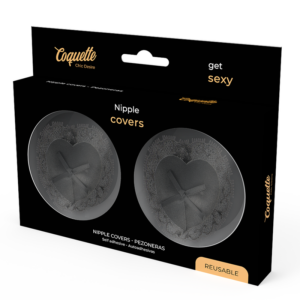 Coquette Accessories-Acoperitoare pentru Sfarcuri Dantelă Negru - imagine 4