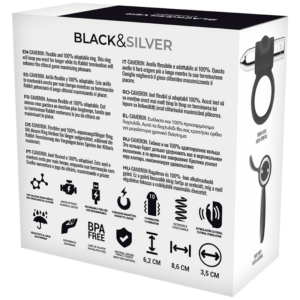 Black&silver-Cameron Inel Reîncărcabil Argintiu-Silicon, 10 Trepte 10 Black&silver-Cameron Inel Reîncărcabil Argintiu-Silicon, 10 Trepte - imagine 4