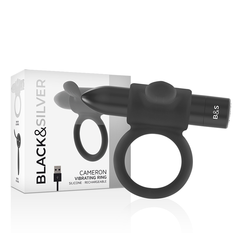 Black&silver-Cameron Inel Reîncărcabil Negru-Silicon, 10 Trepte 6 img 94754 fbec677c463907c546f300fb4fbea9f7 1