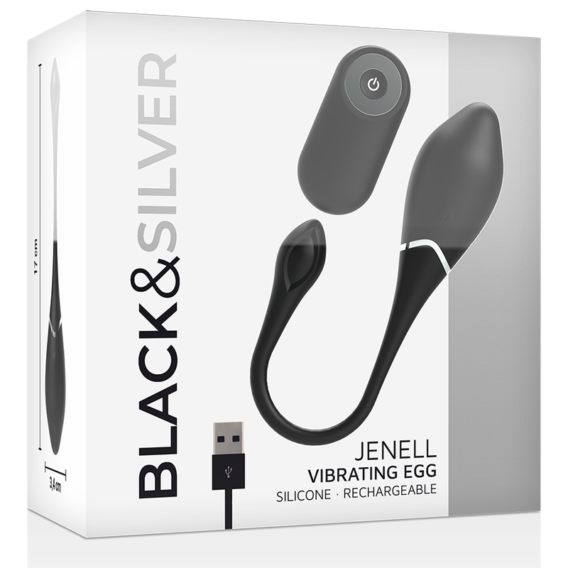Black&silver-Jenell Ou Vibrator Reîncărcabil-Silicon, 10 Trepte 7 img 94760 923cc70ff96e68bbce8644eccc27add4 1