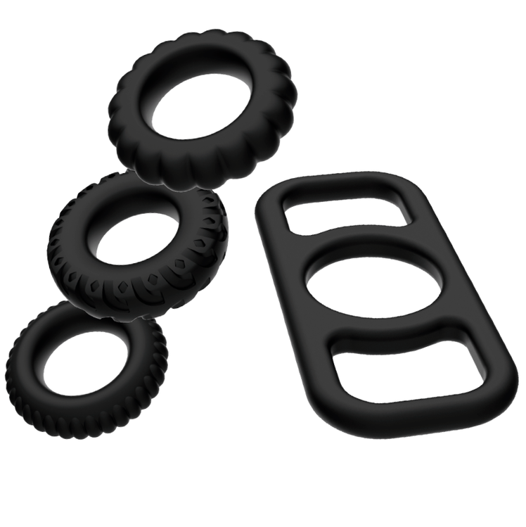 Addicted Toys - Set Inele pentru Penis 4 Piese 1 img 94795 a0778aaca0b5a5d4519c55ec8882488c 1