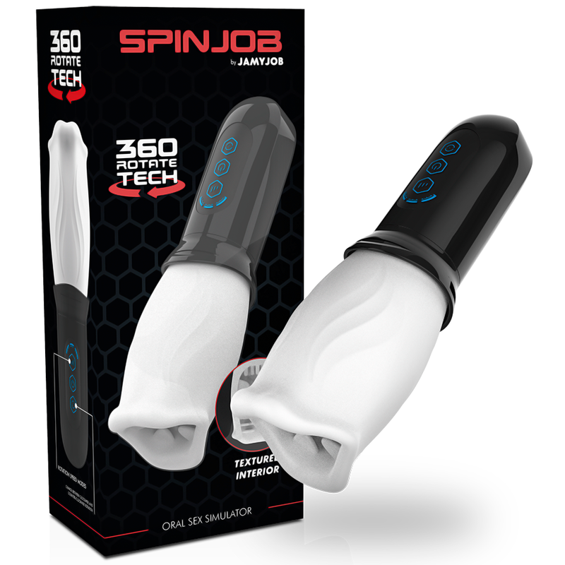 Jamyjob-Spinjob Stimulator Oral Rotativ, Usb, Insertie 8 cm-TPE 2 img 94820 972007b336e8c59e61a9a667a4f7437f 1