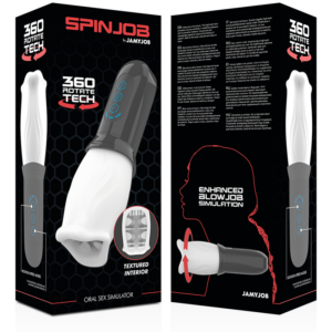 Jamyjob-Spinjob Stimulator Oral Rotativ, Usb, Insertie 8 cm-TPE 12 Jamyjob-Spinjob Stimulator Oral Rotativ, Usb, Insertie 8 cm-TPE - imagine 3