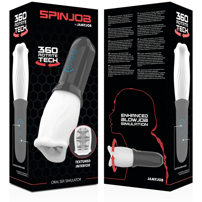Jamyjob-Spinjob Stimulator Oral Rotativ, Usb, Insertie 8 cm-TPE 3 img 94826 e4acee6675a0c66639fd589fef1e0030 1