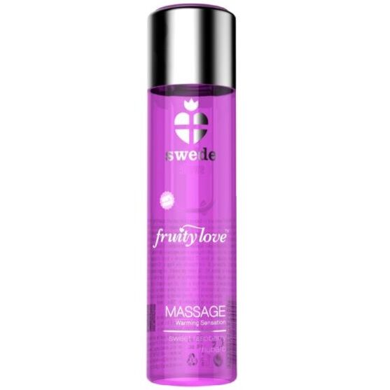 Swede - Fruity Love Ulei de Masaj cu Efect Încălzitor Zmeură Roz și Rubarbă 60 ml 1 img 95082 98daef7dea8b1e38fed80ad1addc7ec4 1