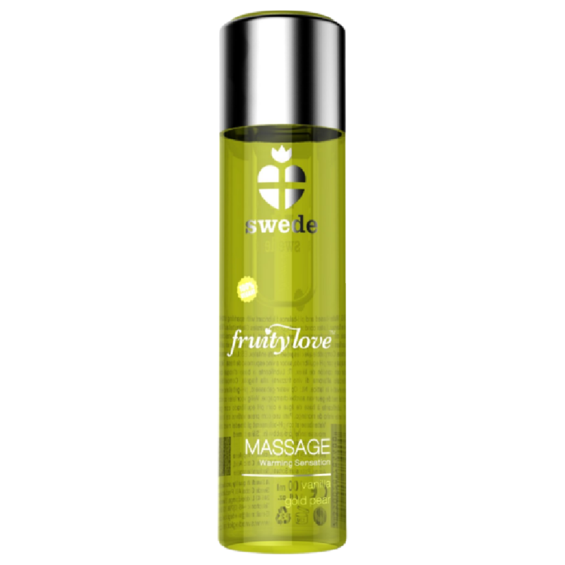 Swede - Fruity Love Ulei de Masaj Efect Încălzitor Vanilie și Pară Aurie 120 ml 1 img 95087 ce8030cc4714e048727413ad759a98a7 1