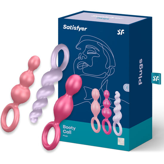 Satisfyer Plugs-Set 3 Pluguri Anale Tricolor-Silicon 2 Satisfyer Plugs-Set 3 Pluguri Anale Tricolor-Silicon · Accesorii BDSM (imaginea 2)