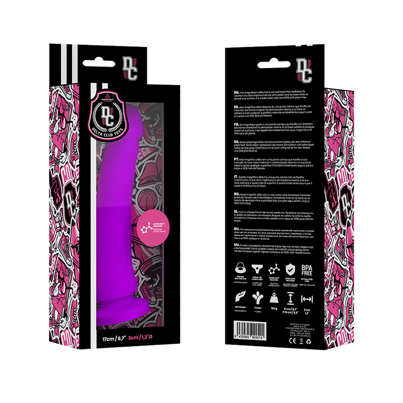Deltaclub-Dildo din Silicon Medical Lilac 17 cm 3 img 96028 c570b05e8cea658322792e0c4bb33abc 1