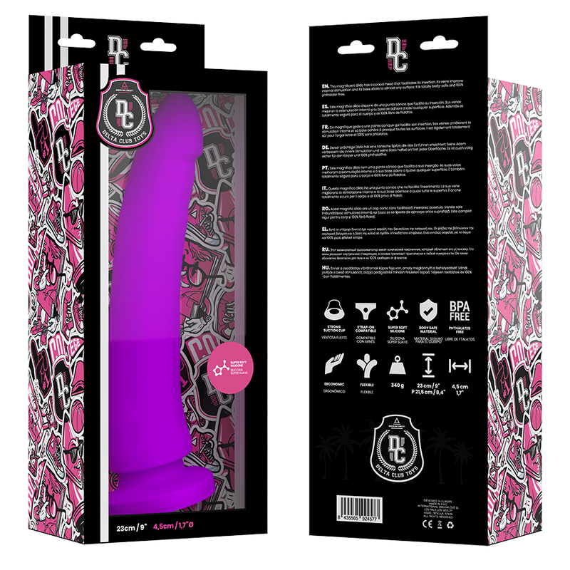 Deltaclub-Dildo Medical din Silicon Liliac 23 cm, Diametru 4.5 cm 5 img 96058 609b230b9042e7066a935a320260bb48 1