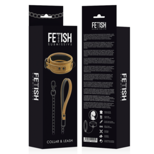 Fetish Submissive Origin-Colier Căptușit din Neopren cu Lanț-Metal - imagine 8