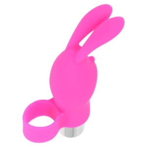 Ohmama Stimulating-Stimulator Degetar cu Iepuraș-Silicon - imagine 3