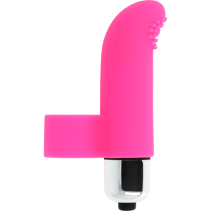 Ohmama-Degetar Vibrator Texturat 8 cm-Silicon - imagine 2