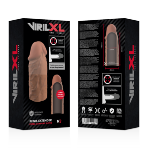 Virilxl - Extensie Peniană Liquid Silicone V3 Maro 16 Virilxl - Extensie Peniană Liquid Silicone V3 Maro - imagine 7