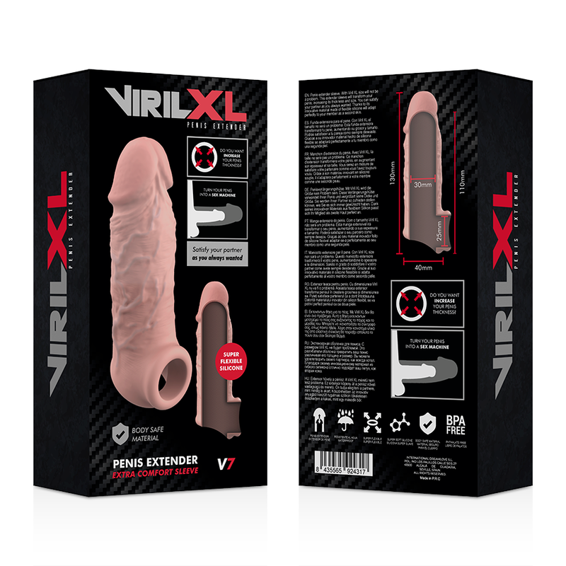 Virilxl - Extensie pentru Penis Silicon Lichid V7 Naturală 2 img 96742 ce7e39c1d2750473825c18d2f36b3a61 1