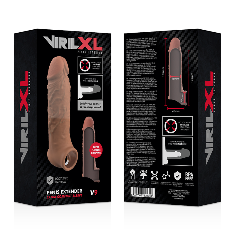 Virilxl - Extensie Penis din Silicon Lichid V9, Maro 5 img 96764 8776c1b00ae9470bfcdbf21938e92dd1 1