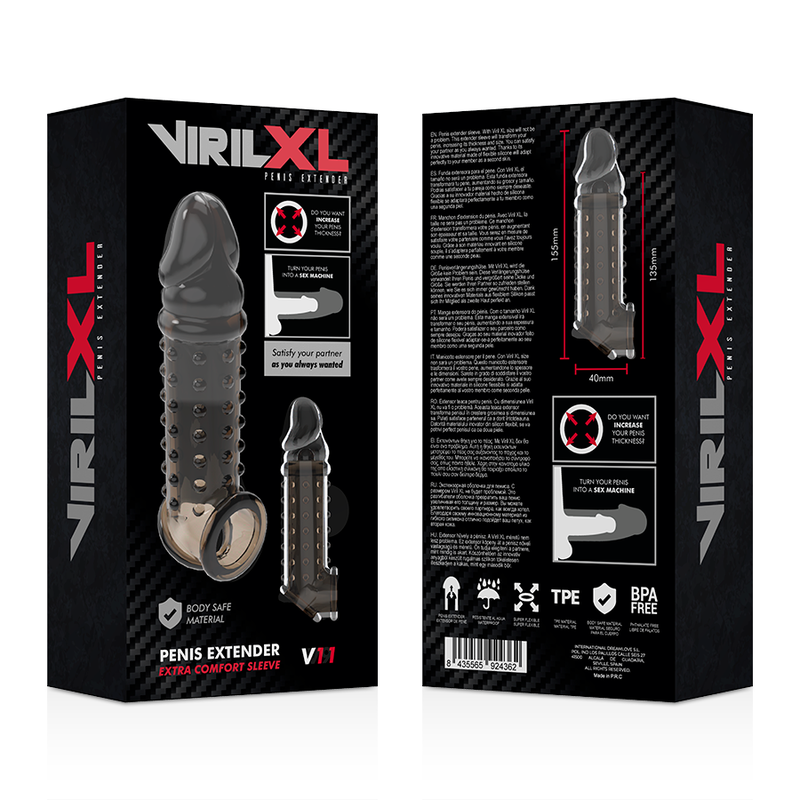 Virilxl - Extensie Penis si Teacă V11 Negru 9 img 96780 0fc56d00888173259f334f22cdb07a30 1