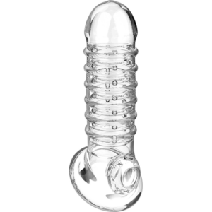 Virilxl - Extensie și Teacă pentru Penis V15 Transparent 11 Virilxl - Extensie și Teacă pentru Penis V15 Transparent - imagine 3