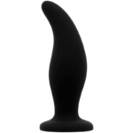 Ohmama-Plug Anal din Silicon Curbat P-point 12 cm-Ventuza · Accesorii BDSM