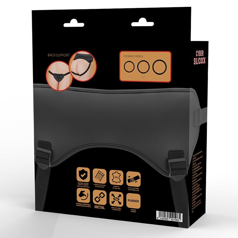 Cyber Silicock-Ham Strap-on cu 3 Inele Incluse-Silicon 2 img 96926 9c2ecdf46940a1e94cd711c35247ddb7 1