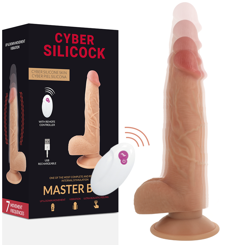 Cyber Silicock-Master Ultra Realist cu Telecomandă 23.88 Cm 1 img 97054 65da239d5f5b234cc13e06073ba5782b 1
