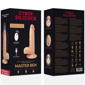 Cyber Silicock-Master Ultra Realist cu Telecomandă 23.88 Cm 14 Cyber Silicock-Master Ultra Realist cu Telecomandă 23.88 Cm - imagine 7