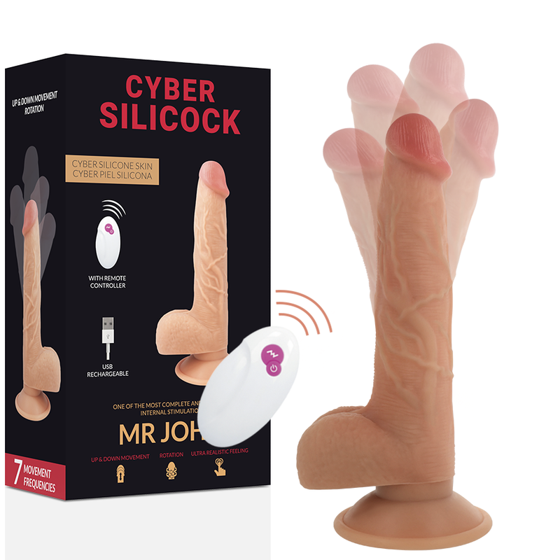 Cyber Silicock-Remote Control Realistic Mr John 23.88 cm -o- 4.3 cm 1 img 97069 068e00f13b9b8e47b400146526fdd096 1