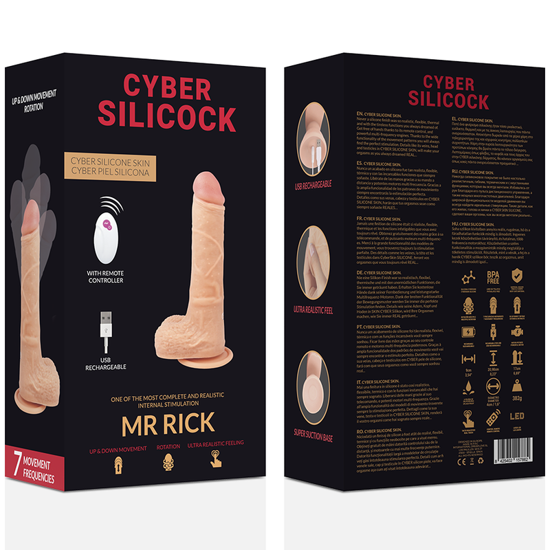 Cyber Silicock-Control de la Distanță Realist Mr Rick 20.9 Cm 4 img 97075 cdc1b569097162d2952050b03171bdfb 1