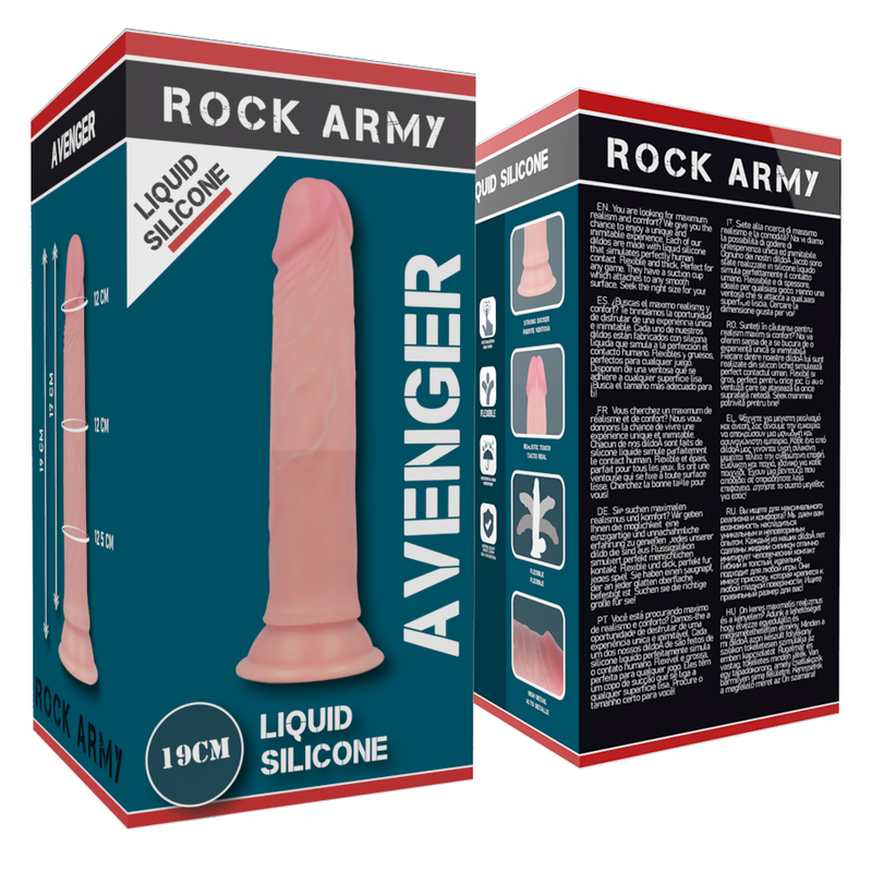 Rock Army-Harness + Liquid Silicone Dildo Premium Avenger 19 cm 10 img 98284 d2816d6648bce0c44c289950f07b6846 1