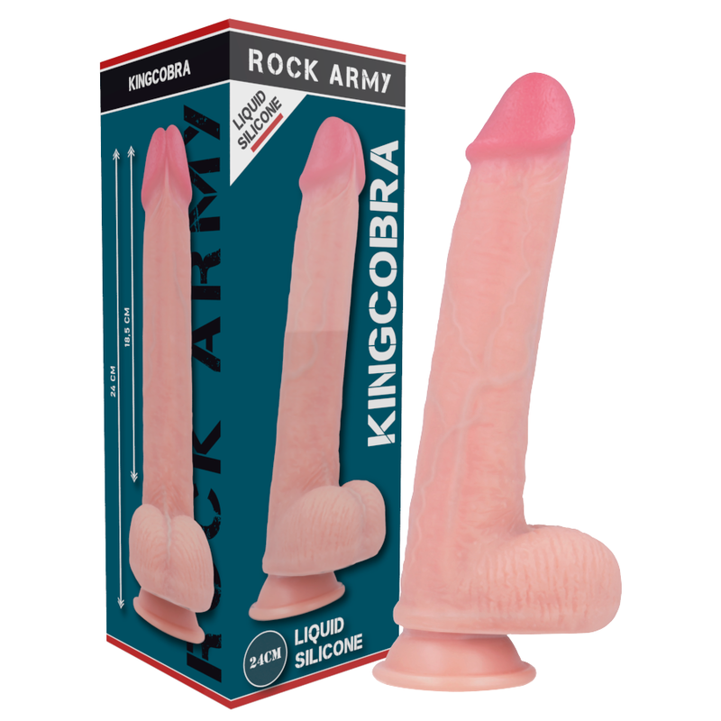 Rock Army-Arn S + Liquid Silicone Dildo Premium Kingcobra 24 cm 9 img 98300 1957bd590b2122e4d92be98fd3ee5d51 1