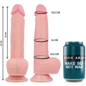 Rock Army-Ham + Hawk Rotator și Vibrator 22 cm -o- 4.6 cm 14 Rock Army-Ham + Hawk Rotator și Vibrator 22 cm -o- 4.6 cm - imagine 4