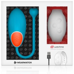 Wearwatch - Tehnologie Watchme Ou Vibrator cu Telecomandă, Albastru / Niveo - imagine 4