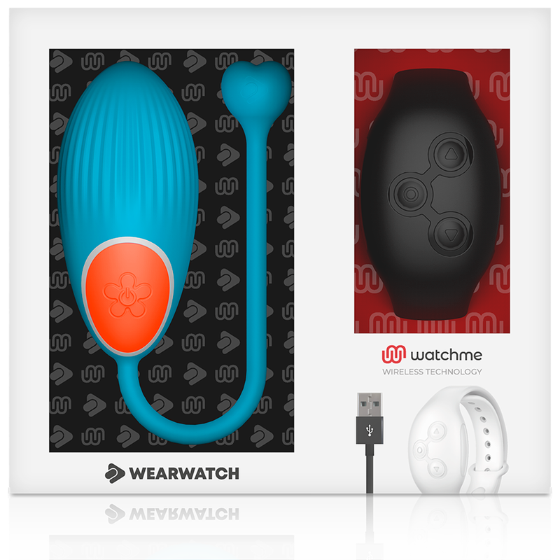 Wearwatch - Watchme Technology Ou Vibrator cu Telecomandă Albastru / Jet 2 img 98675 74ef922eb64de2b6fbe14308a51b33a3 1
