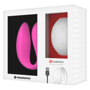 Wearwatch - Watchme Vibrator Dual Tehnologie Fuchsia / Snow - imagine 3