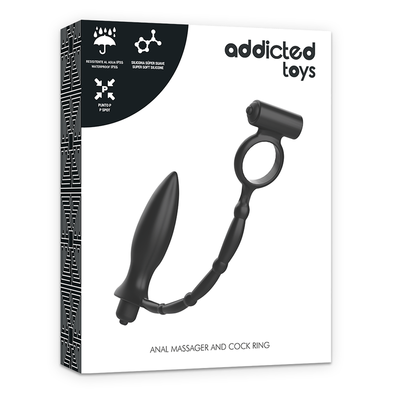 Addicted Toys - Dop Anal cu Inel Vibrator 7 img 99424 891993915646e5b8665a618207d6f16e 1