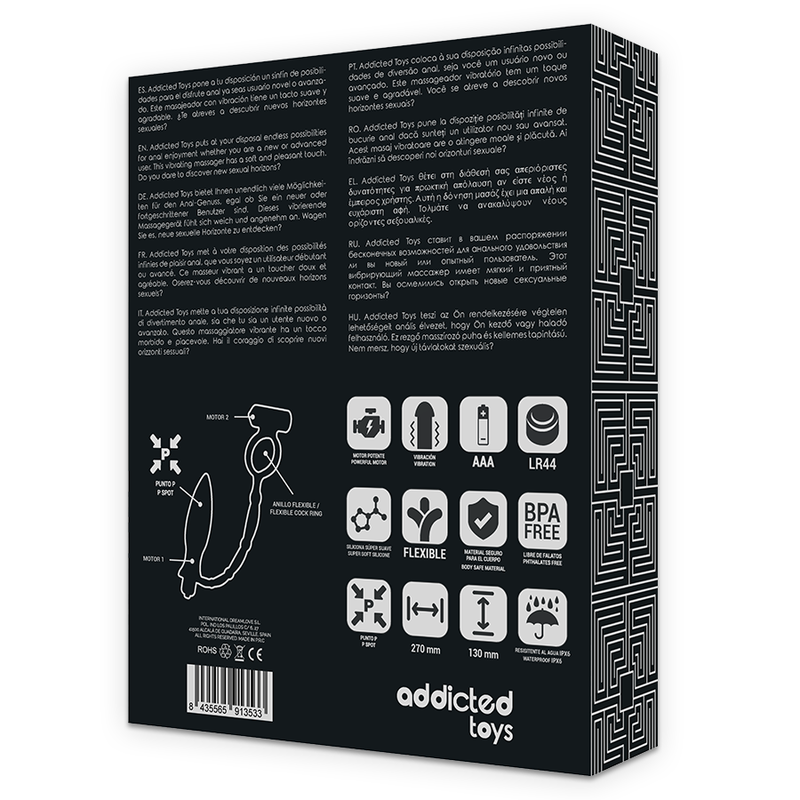Addicted Toys - Dop Anal cu Inel Vibrator 4 img 99426 0c859a259571c92646f1f5f3807b22b2 1