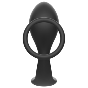 Addicted Toys-Dop Anal cu Inel din Silicon Negru - imagine 5