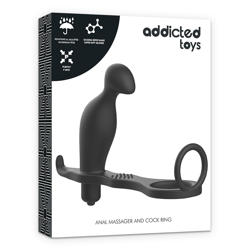 Addicted Toys-Dop Anal cu Inel din Silicon Negru 12 cm-Waterproof 4 img 99460 5bce89439b45b07057fd6c4bae28b4fa 1