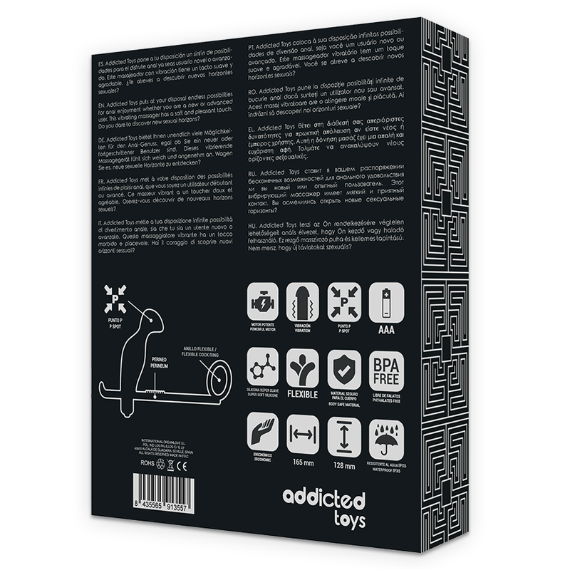 Addicted Toys-Dop Anal cu Inel din Silicon Negru 12 cm-Waterproof 7 img 99462 d3ca846115d94cf949d54adffb61d374 1