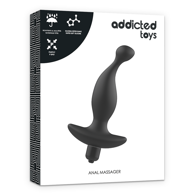 Addicted Toys - Massager Anal cu Vibrații Negre Model 1 2 img 99471 4d513316f890c669a1120fd766f6fe9a 1