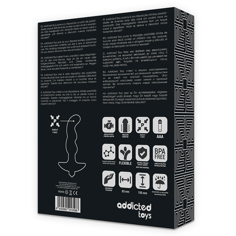 Addicted Toys-Masajer Anal cu Vibrație Neagră Model 2-Silicon 6 Addicted Toys-Masajer Anal cu Vibrație Neagră Model 2-Silicon · Jucarii Anale (imaginea 6)