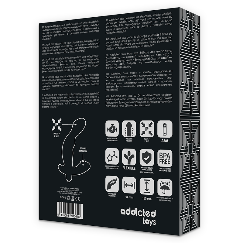 Addicted Toys-Stimulator Anal pentru Prostată din Silicon 7 Addicted Toys-Stimulator Anal pentru Prostată din Silicon · Jucarii Anale (imaginea 7)