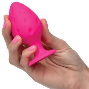 Calexotics-Cheeky Plug Anal Roz-Silicon, Waterproof, Ventuza - imagine 7
