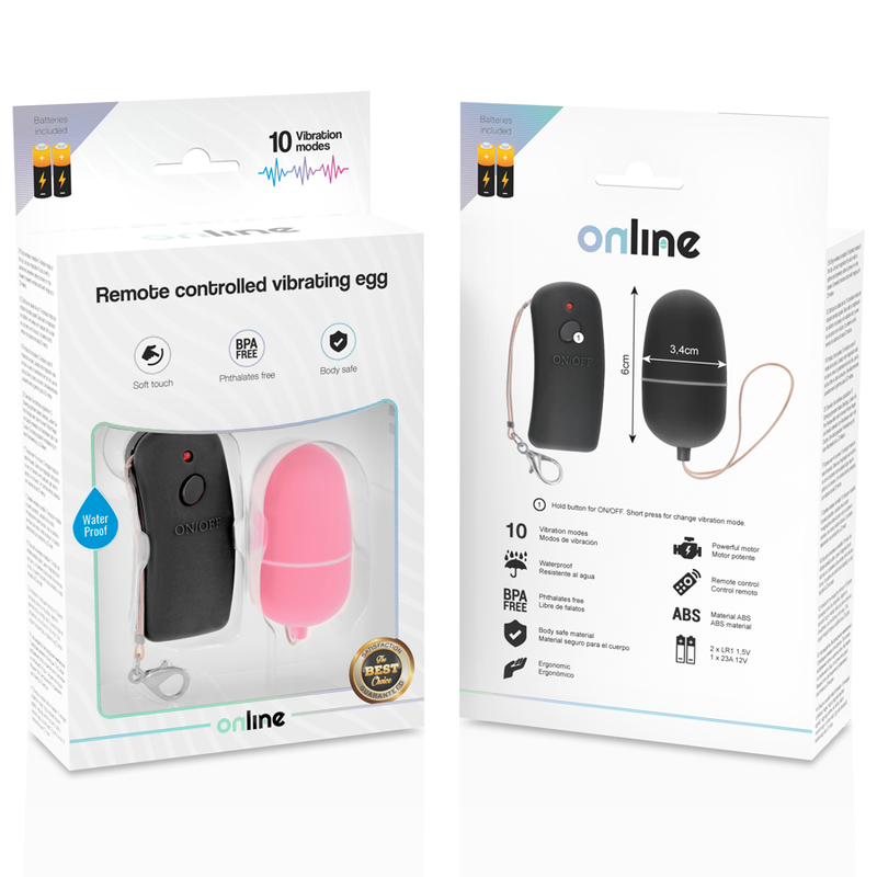Online-Ou Vibrator Controlat de la Distanță Roz-ABS, 10 Trepte 2 img 124761 93a9268adffebc9b9bfdc78722e004a2 1